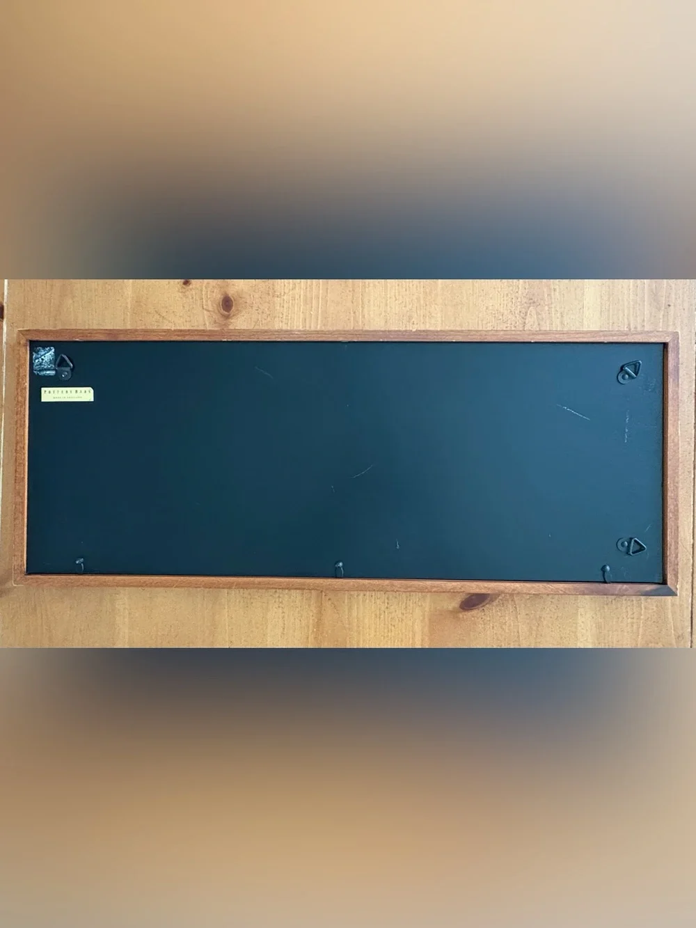 Pottery Barn Wood Gallery 5 Opening 4x6 Frame, Warm Brown